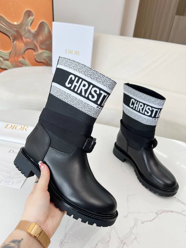 2025Ss The highest version of Dior Dior autumn and winter boots retro work boots