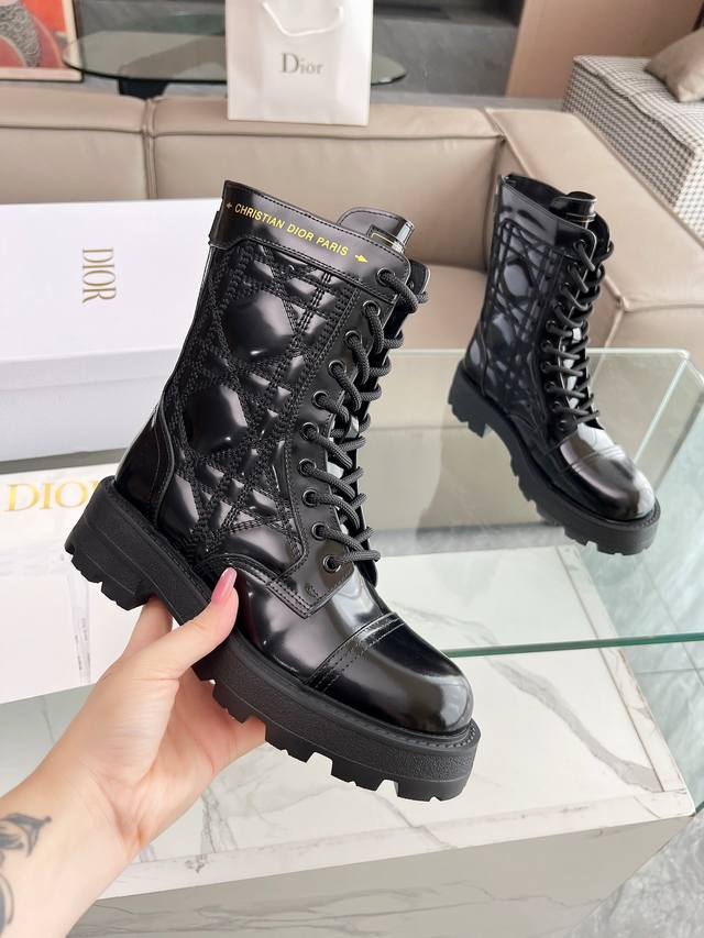 Official Website Synchronized 2025Ss Highest Edition Dior Autumn/Winter Boots. A