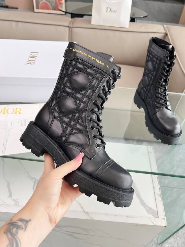 Official Website Synchronized 2025Ss Highest Edition Dior Autumn/Winter Boots. H