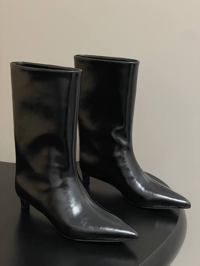 Ankle boots - Long boots - 25Ss New autumn and winter Jil Sander kitten heel sho