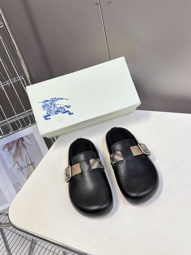 Men's Wear 10 Burberry's latest Autumn/Winter 2025 couple's Birkenstocks. These