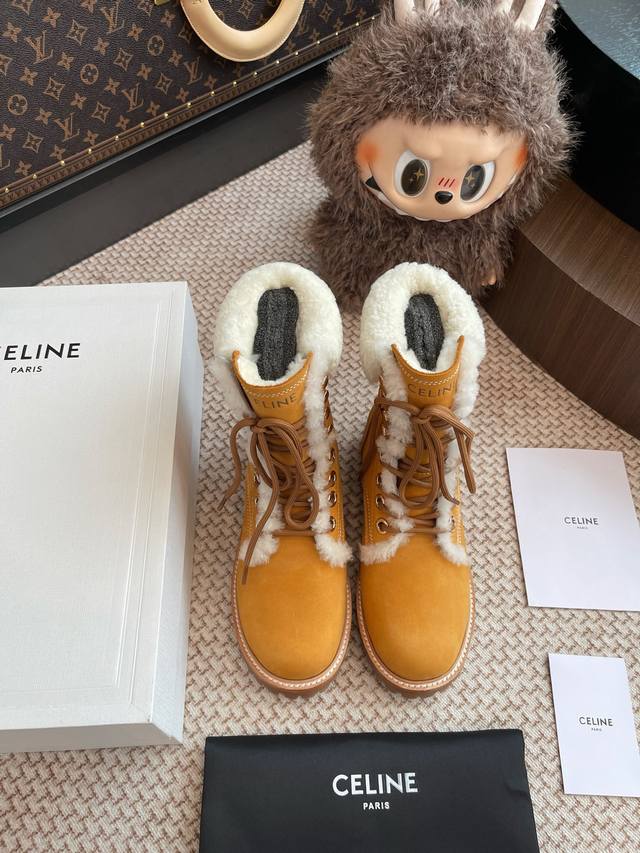 Celine high-top moccasins. The entire pair is sourced from ZP, developed and cra