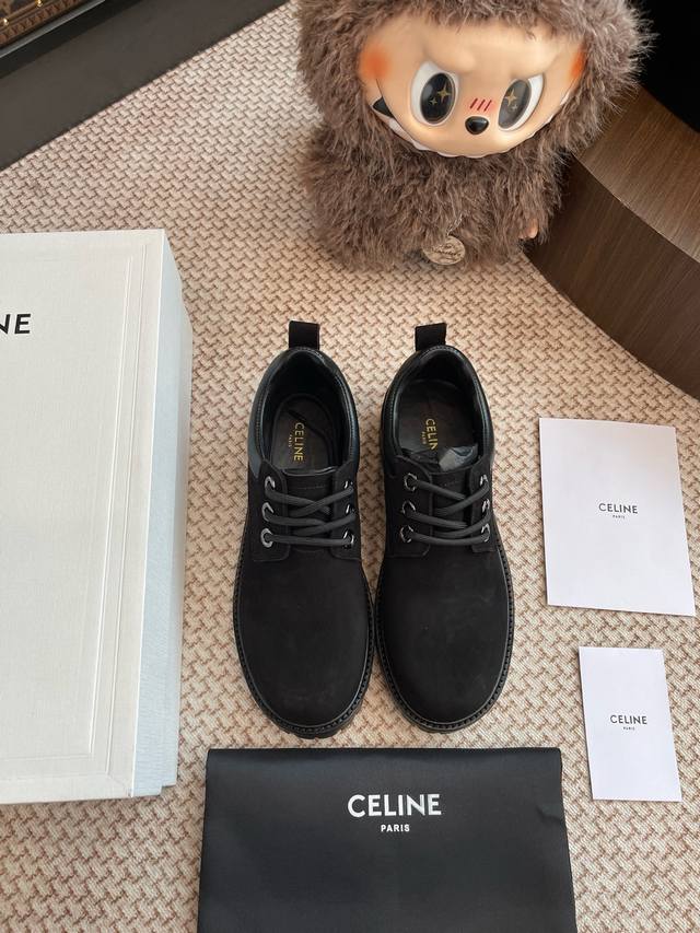 Celine low-top shoes. Developed and crafted entirely by ZP, using custom materia