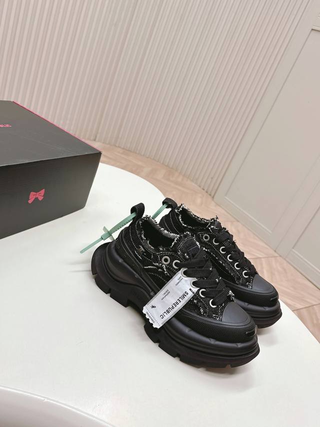 Smilerepublic Smile Couple's Shoes, Thick-soled Shoes, Casual Shoes~~ Tan Jianci