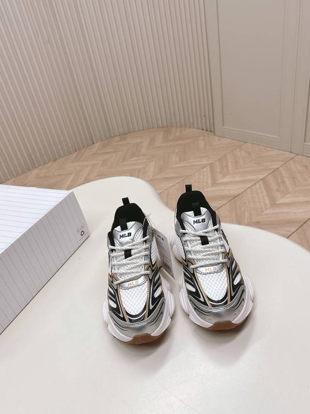 releases the top version of Mlb 25Ss new cyber dad shoes, casual sports shoes an