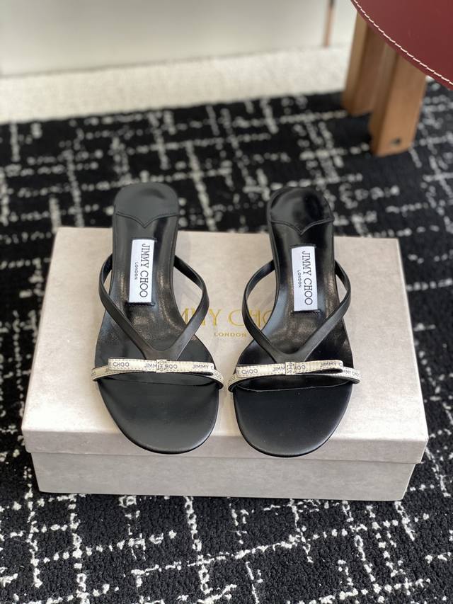 Shopping-level JC Bow Flip Flops Series 25 Accessories Series Jimmy Choo Collins