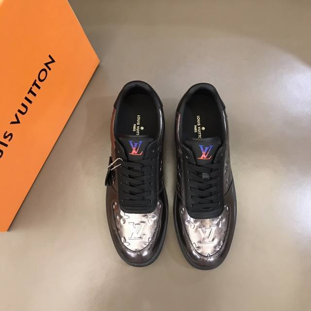 Ouis *Uitto* new classic casual sneakers, made with Monogram print top-grain cow