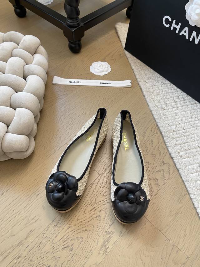 Chanel 25C new thick-soled wood-grain shoes! Premium version! Pre-sale! Sheepski
