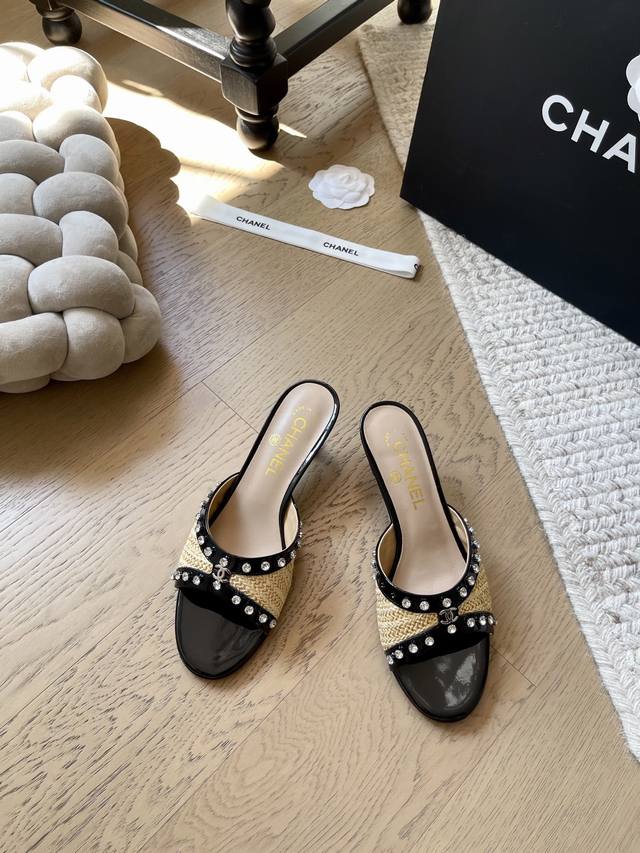 Chanel 25K new high-heeled diamond slippers! Top-of-the-line edition! Pre-sale n