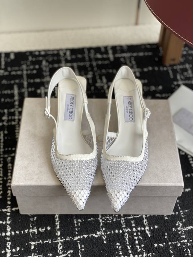 Purchase-level Jimmy Choo 25Ss Spring/Summer Collection JC new high-heeled sanda