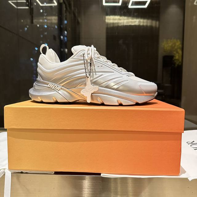 Factory Price, New to the Dior Collection: These C'Est Dior sneakers exude a str