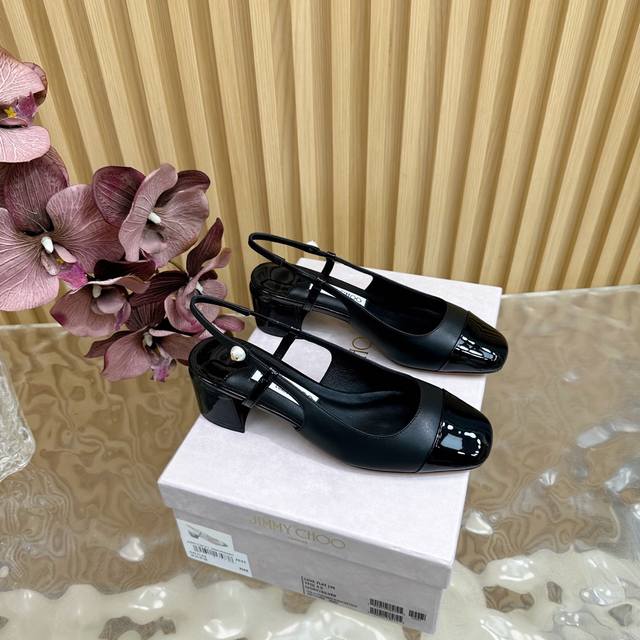 High-Release Jimmy Choo Square-Toed Mule Sandals are the perfect complement to y