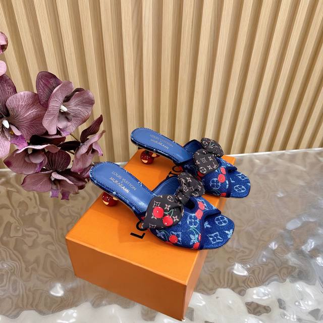 Premium Edition LV Louis Vuitton x Tm 6Am Takashi Murakami Collaboration Sandals