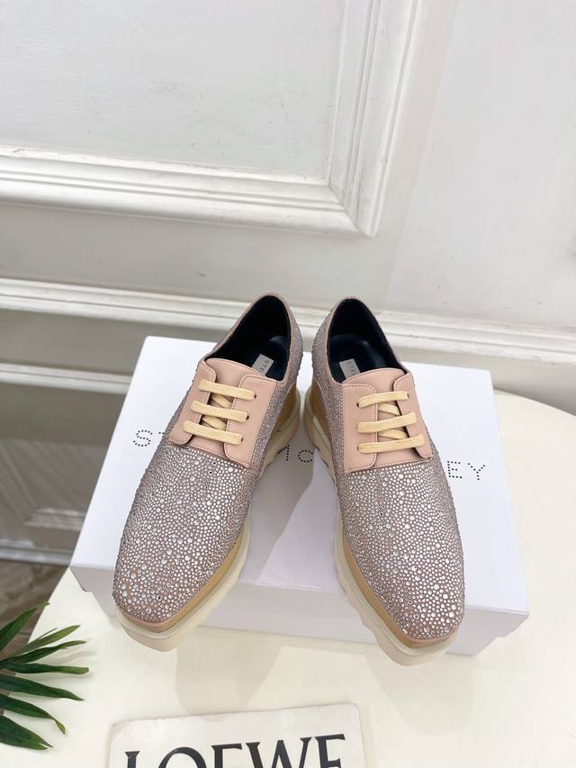 Stella Mccartney's new spring/summer classic solid wood platform shoes, featurin