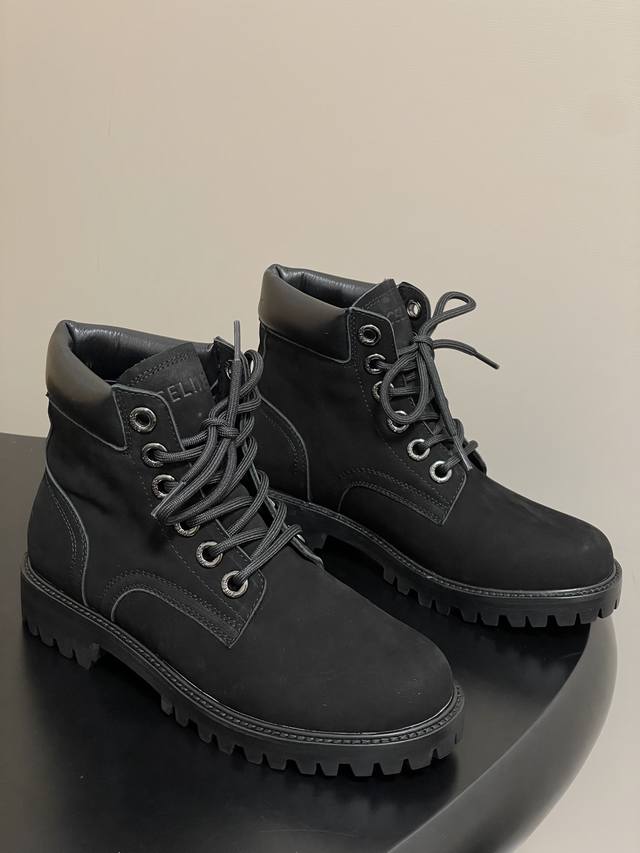 Men's Size 10 - Top Quality 25Ss New Autumn and Winter Celine Couple's Martin Bo