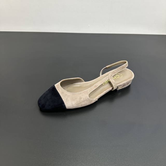 Chanel Chanel classic colorblock sandals, new summer colors, this piece continue