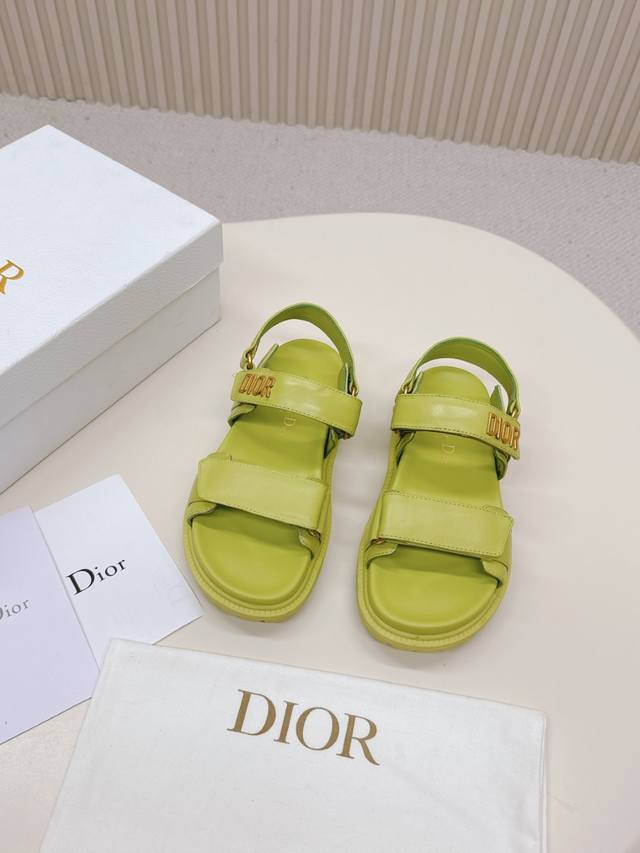 Hot Price: Dior's classic sandal. This Dioract sandal in hybrid sheepskin offers