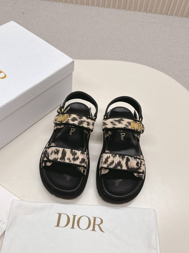 Dior's classic sandal, this hybrid sheepskin Dioract sandal offers a stylish sil