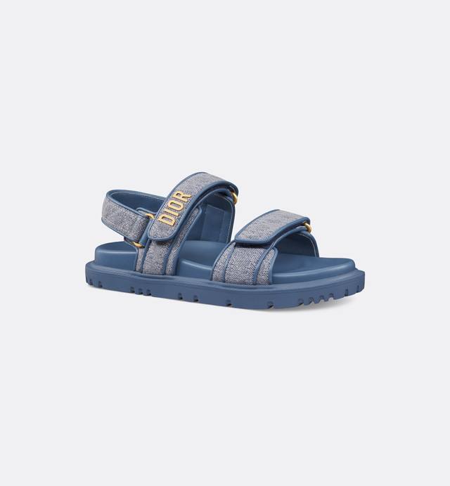 Denim Blue Cang-Track Dior Sandals, the latest sandal from Dior. These Dioract s