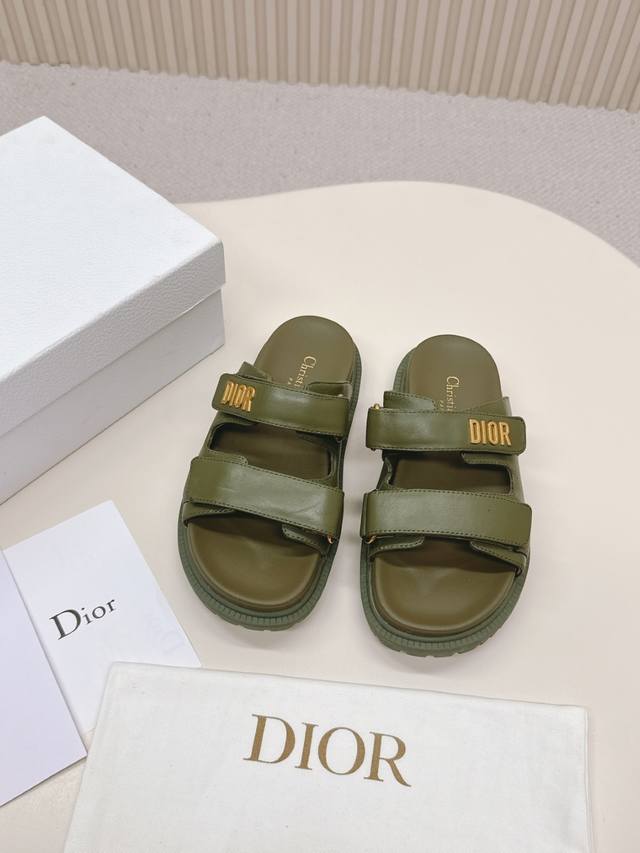 Hot Price: Dior's classic sandal. This Dioract sandal in hybrid sheepskin offers