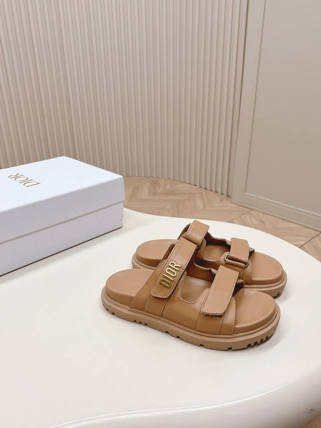 Hot Price: Dior's classic sandal. This Dioract sandal in hybrid sheepskin offers