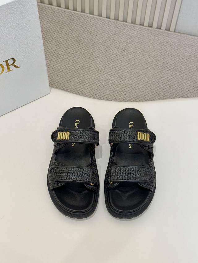 Hot Price: A classic Dior sandal. These Dioract sandals in mixed sheepskin offer