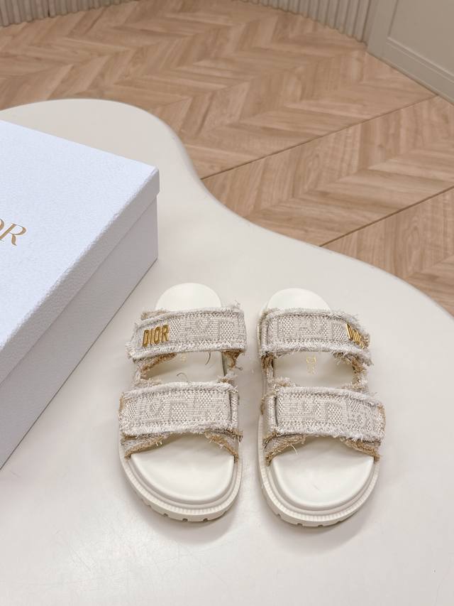 Hot Price: Classic Dior Sandals. These Dioract sandals in mixed sheepskin offer
