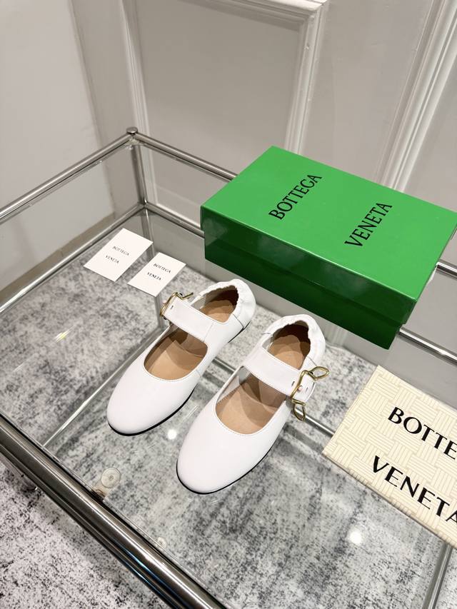 Premium Edition: Women's Astaire Mary Jane ballet flats, featuring a leather bun