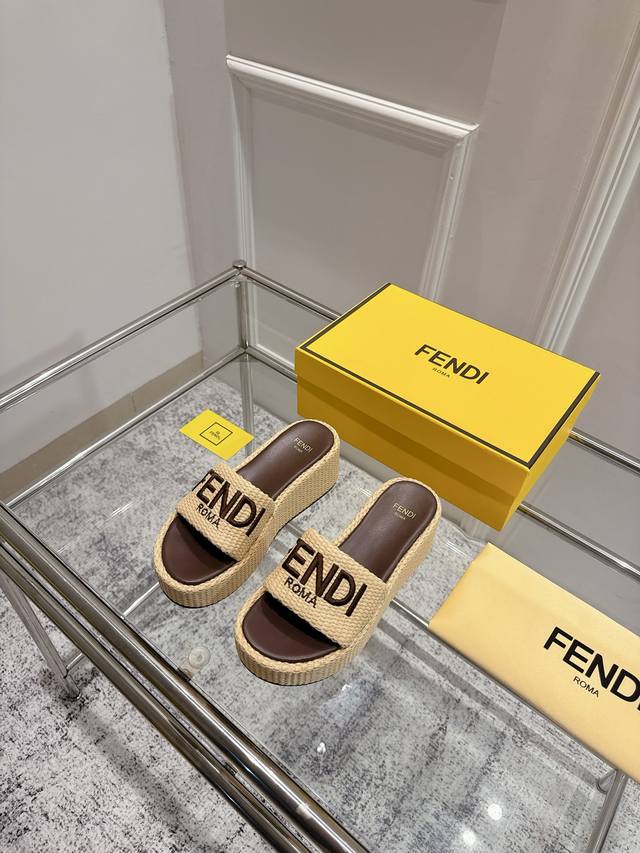 Premium Edition: *Fendi's newest platform slippers are here! These classic, best