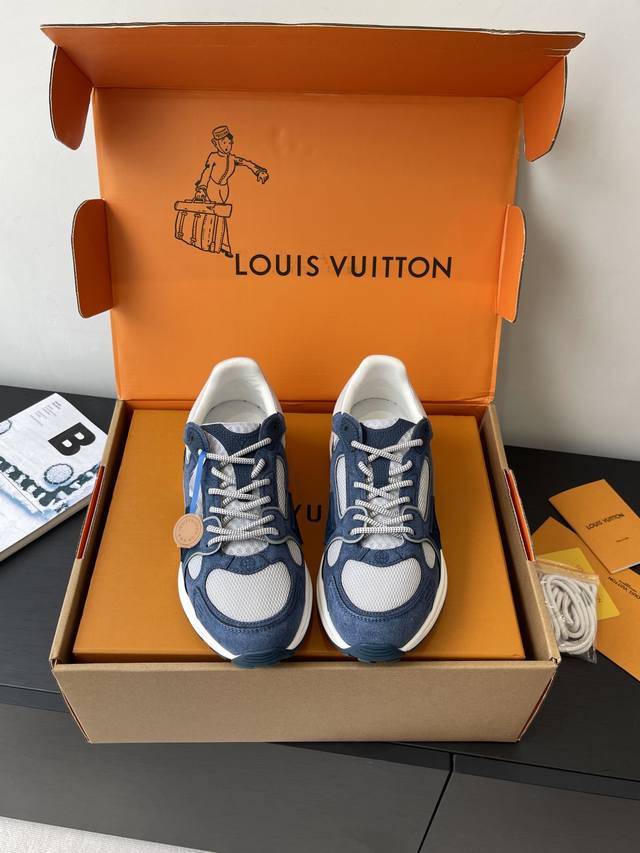 Lv Louis Vuitton 25Ss new Olympia sneakers. The Lv Olympia sneakers' sporty, str