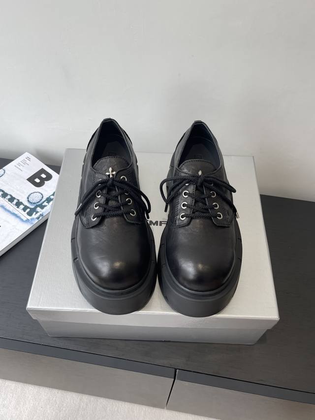 Smfk 25Ss new thick-soled casual shoes, derby shoes, short boots, and long boots