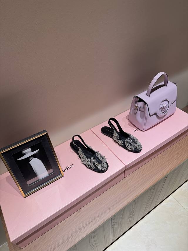 Dries Van Noten 25Ss new beaded mesh women's shoes, each pair is a work of art,