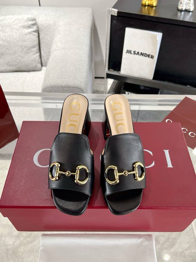 Gucci Horsebit High Heel Slippers, a must-have for influencers this spring and s