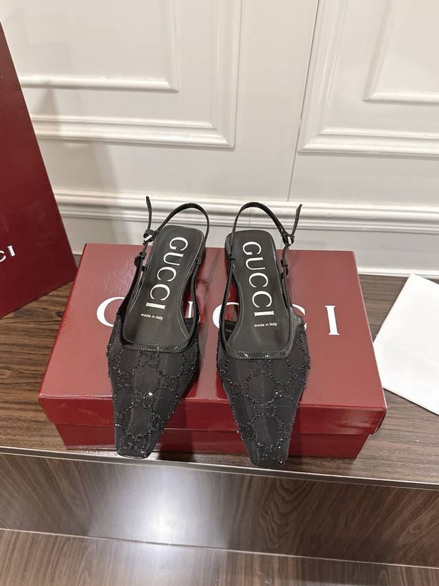 Mesh Rhinestone Sandals. The Gucci Aria collection draws inspiration from the br