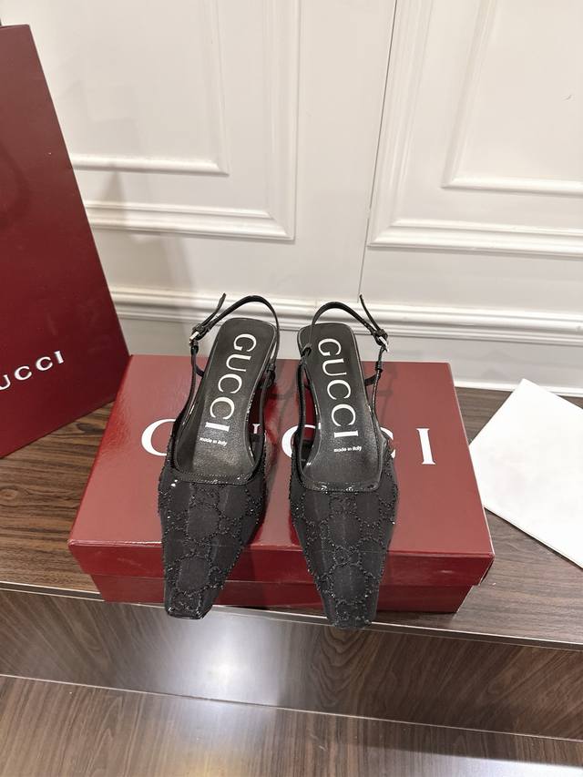 Mesh Rhinestone Sandals. The Gucci Aria collection draws inspiration from the br