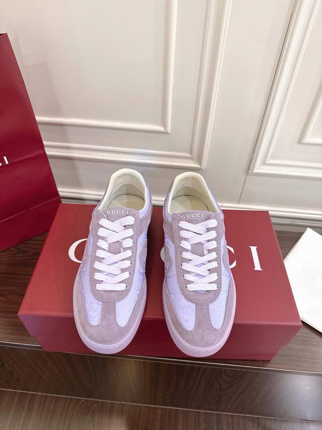 Women's Gucci Double G Casual Shoes. Crafted from soft suede, these shoes exude