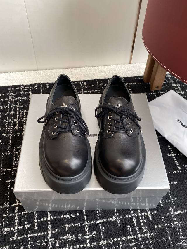 single shoes 350, short boots 390, long boots Smfk. Niche fashion brand 25Ss's h