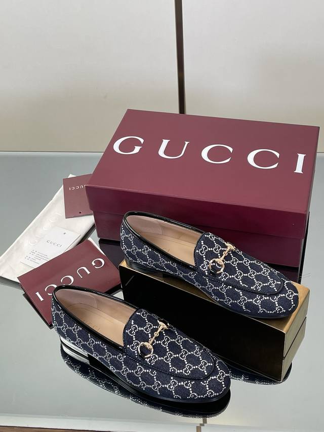 New Early Fall Gucci Princetown Collection Gg Rhinestone Crystal Loafers. Top-qu