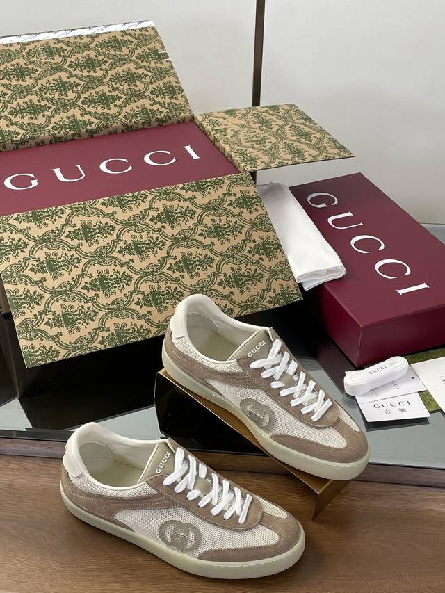 Ancora burgundy gift box and airplane case packaging. Gucci Lido series interloc
