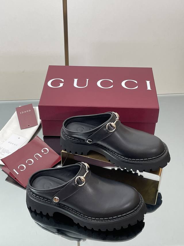 Early Fall Gucci Women's Horsebit Mules. New grooved-soled loafers, relaxed slip