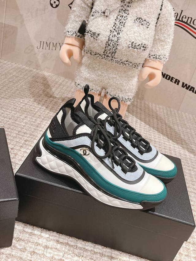 Female: 35 41# Fully upgraded version!!! Chanel 23K sneakers, the best value for