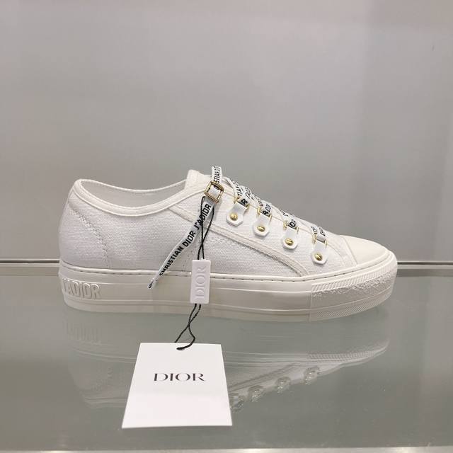 Yuan Dior Dior Spring/Summer new canvas garden shoes, original replica, counter