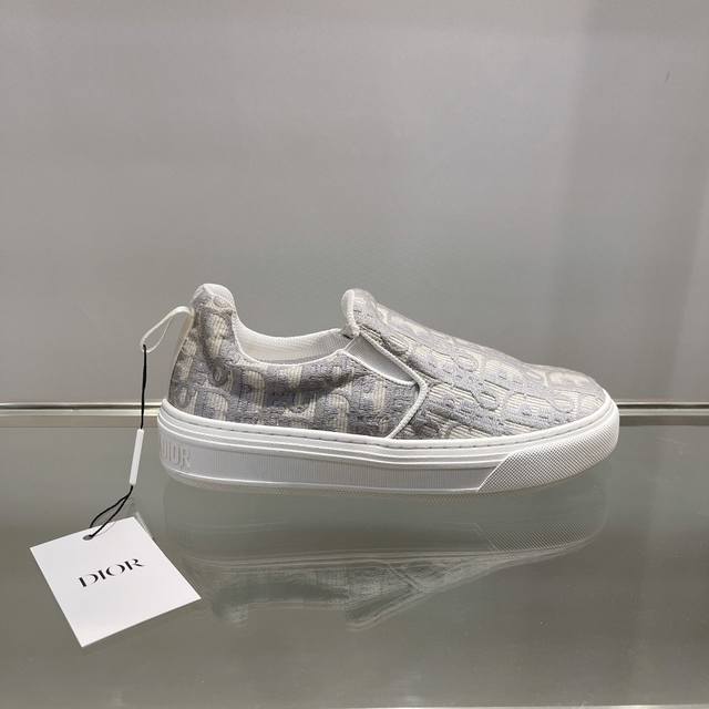 Dior's new spring/summer monogram slip-on garden shoes, original replica, counte