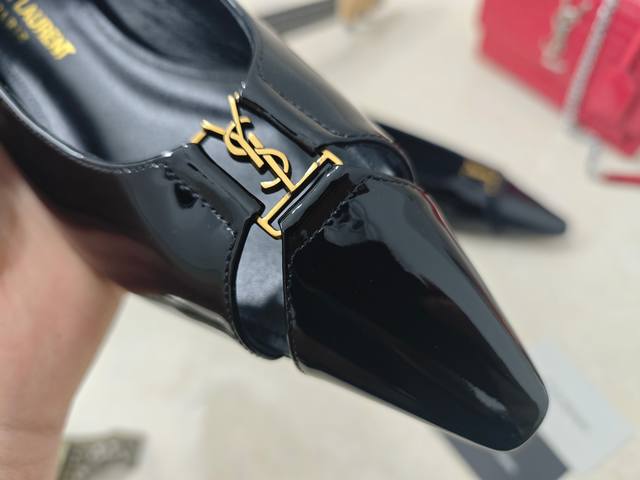 Factory Price: Saint Laurent, flat-heeled YSL single shoes, early fall counter s