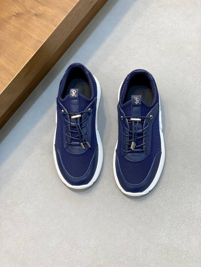 New! Authentic quality Stefano Ricci men's sneakers, made from imported calfski
