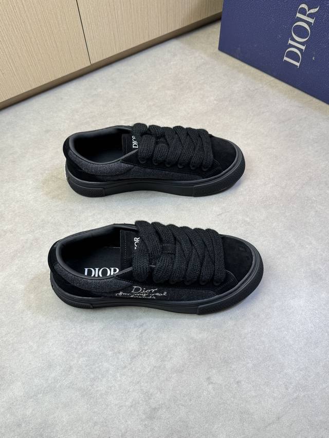 Dior - High-end, original, casual sneakers - Upper: suede calfskin, brand patter
