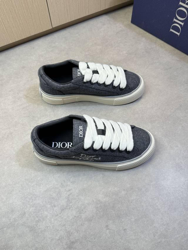 Dior - High-end, original, casual sneakers - Upper: Brand totem knitted fabric,