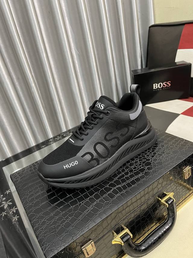 Factory price Pp: Boss latest casual men's shoes, welcome 1:1 comparison, hot-s