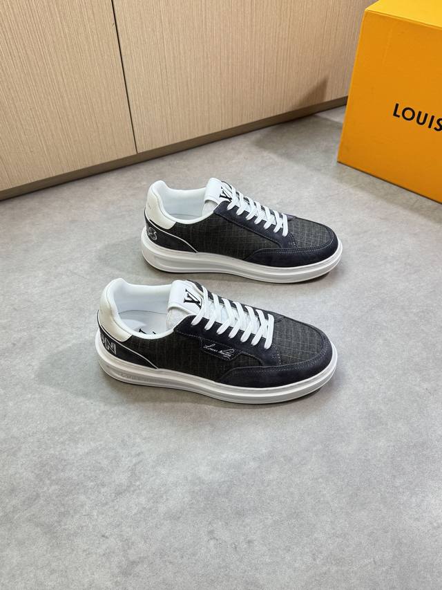 Louis Vuitton - High-end, original, casual sneakers - Upper: Imported Nappa calf