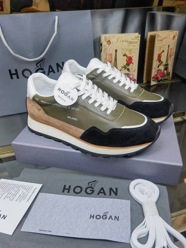 Factory Price: Hogan H-Stripes series couple's thick-soled Forrest Gump shoes w